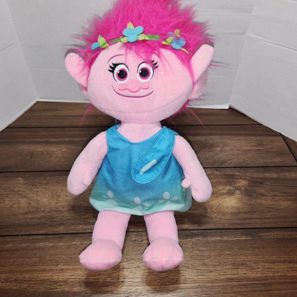 Poppy Dreamworks Troll Doll Pink  22"